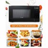 Commercial Chef 1.1 Cu Ft Microwave Oven with 10 Power Levels, Black CHCM11100B